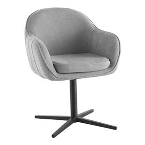 House Nordic  Eetkamerstoel Tamera Staal Lichtgrijs - Set van 2