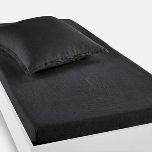 LA REDOUTE INTERIEURS Hoeslaken in gewassen linnen, omslag 30 cm, Linot