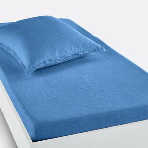 LA REDOUTE INTERIEURS Hoeslaken in gewassen linnen, omslag 30 cm, Linot