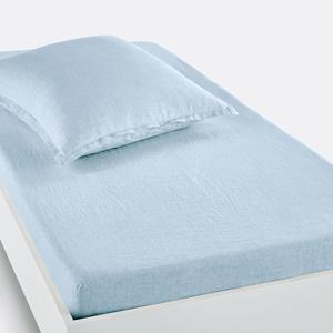 LA REDOUTE INTERIEURS Hoeslaken in gewassen linnen, omslag 30 cm, Linot