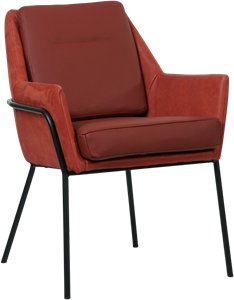 SHOPX HUISCOLLECTIE leren industriële design eetkamerstoel Mix - ( leer)
