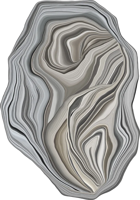 Moooi Carpets  Vloerkleed Liquid Layers Flint Rock Low Pile -