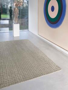 Louis de Poortere  Trammel Structures 9245 Ovid Beige - 140x200 cm Vloerkleed