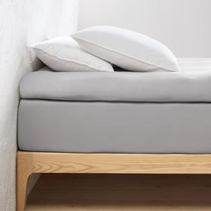 LA REDOUTE INTERIEURS Hoeslaken in jersey voor topdekmatras, 30% recycled katoen