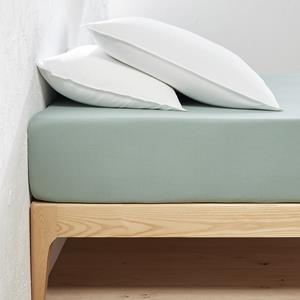 LA REDOUTE INTERIEURS Hoeslaken in jersey 30% recycled katoen, omslag 25 cm