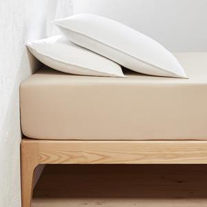 LA REDOUTE INTERIEURS Hoeslaken in jersey 30% recycled katoen, omslag 35 cm