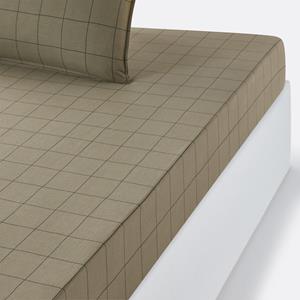 LA REDOUTE INTERIEURS Hoeslaken in gewassen katoen, omslag 25 cm, Monille