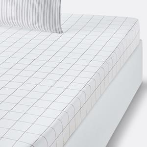 LA REDOUTE INTERIEURS Hoeslaken in gewassen katoen Monille
