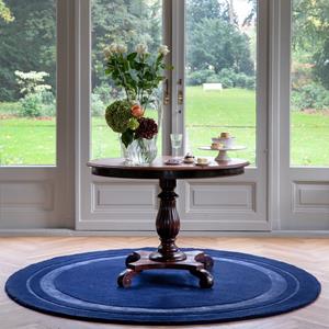 Laura Ashley  Laagpolig vloerkleed van | Redbrook Midnight Rond - 150 rond