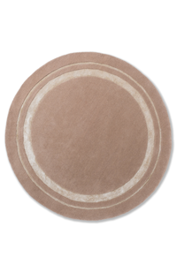 Laura Ashley  Redbrook-Hazelnut Round 81801 - 150 rond Vloerkleed
