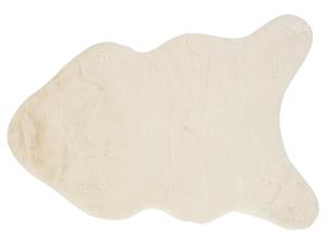 Livarno home Tapijt van imitatiebont 60 x 90 cm (Crème)