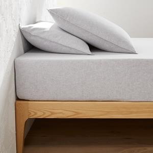 LA REDOUTE INTERIEURS Hoeslaken, flanel katoen, muts 30 cm, Clara