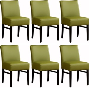 SHOPX HUISCOLLECTIE Set van 6 Leren eetkamerstoelen Hold - Echt leer, Landelijk, Comfortabel en kies uit meer dan 150+ kleuren - Ontdek de Vele Leersoorten en Kleuren bij ShopX