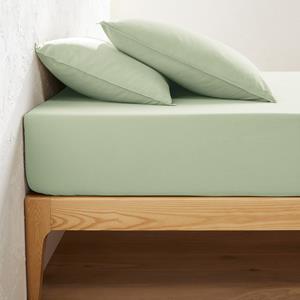 LA REDOUTE INTERIEURS Hoeslaken in katoen, omslag 30 cm, Plantaardige verftechniek