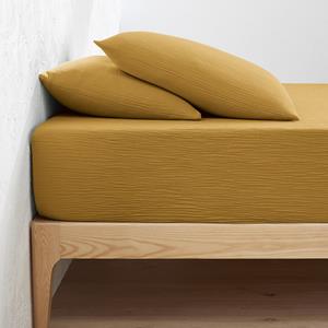 LA REDOUTE INTERIEURS Effen hoeslaken in tetra, omslag 30cm, Kumla