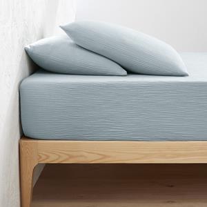 LA REDOUTE INTERIEURS Effen hoeslaken in tetra, omslag 30cm, Kumla