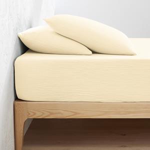 LA REDOUTE INTERIEURS Effen hoeslaken in tetra, omslag 30cm, Kumla