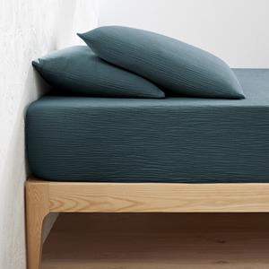 LA REDOUTE INTERIEURS Effen hoeslaken in tetra, omslag 30cm, Kumla