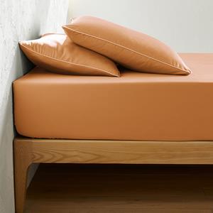 EMMA X LA REDOUTE INTERIEURS Hoeslaken in satijnkatoen, omslag 30 cm, Bérénice