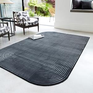 Easy Living  Vloerkleed Kuza Shape Black/Charcoal -