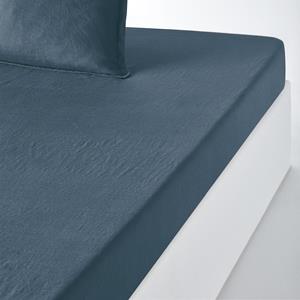 LA REDOUTE INTERIEURS Hoeslaken in gewassen linnen, omslag 35 cm, Linot