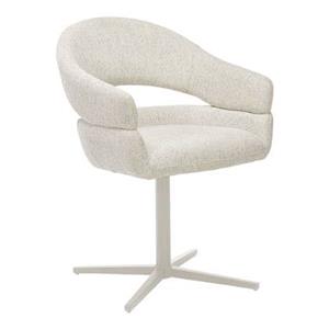 House Nordic  Eetkamerstoel Beige - Draaibaar - Dover - Set van 2