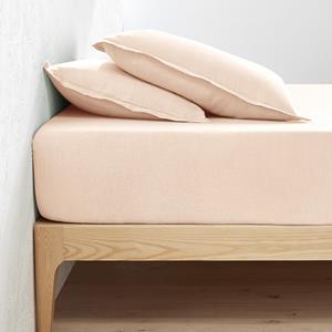 LA REDOUTE INTERIEURS Hoeslaken in gewassen linnen, omslag 30 cm, Linot