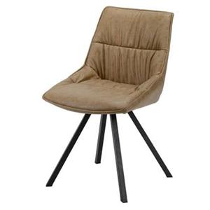 Giga Meubel  Eetkamerstoel Vierpoot Bruin - Set van 4