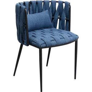 Kare Design Kare Eetkamerstoel Saluti Blue