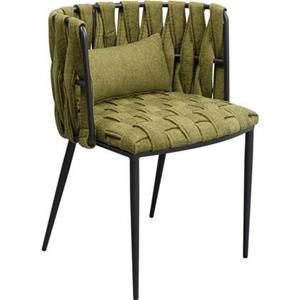 Kare Design Kare Eetkamerstoel Saluti Dark Green