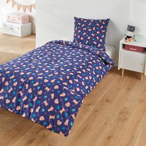 SO'HOME Bedset in katoen, vierkante kussensloop, Palmichat