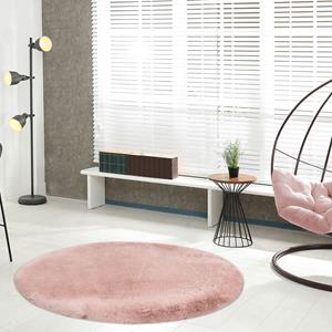 Lalee  Vloerkleed Heaven HEA 800 Round Powder Pink (outlet) - 200 cm rond