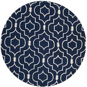Safavieh Vloerkleed Morgan rond handgemaakt wol | 