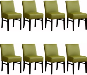 SHOPX HUISCOLLECTIE Set van 8 Leren eetkamerstoelen Hold - Echt leer, Landelijk, Comfortabel en kies uit meer dan 150+ kleuren - Ontdek de Vele Leersoorten en Kleuren bij ShopX