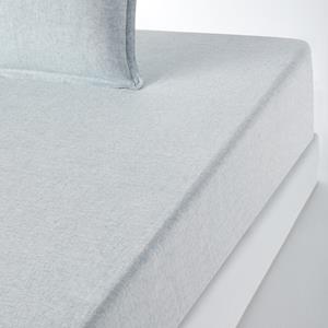 LA REDOUTE INTERIEURS Hoeslaken in gewassen linnen, omslag 35 cm, Linot