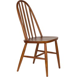 Housecraft Living Guez Eetkamerstoelen Hout Bruin donker - Set van 2