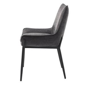 Giga Living  Eetkamerstoel Donkergrijs Stof - Calgary - Set van 2