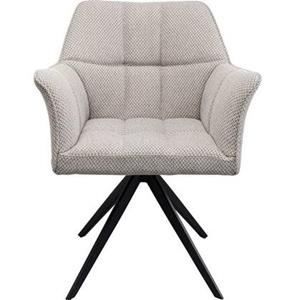 Kare Design Thinktank Draaibare Stoel - Stof Grijs