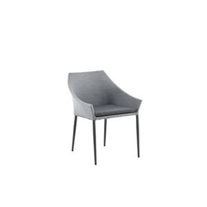 Fjôrd  Eetkamerstoel Grijs|Zwart - Spoga - Set van 2