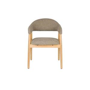 Giga Meubel  Armstoel Indy Donkerbruin - Set van 2