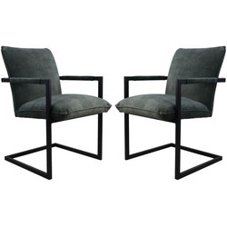 HSM Collection HSM - -Eetkamerstoel Boston S|2-56x68x89-Licht