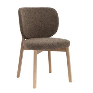 DÉJA Living  DÉJA Eetkamerstoel Nobu Taupe|Naturel - Set van 2
