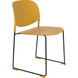 Housecraft Living Housecraft Stacks Eetkamerstoelen Okergeel - Set van 4