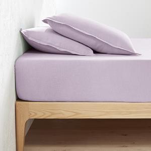 LA REDOUTE INTERIEURS Hoeslaken in gewassen linnen, omslag 30 cm, Linot