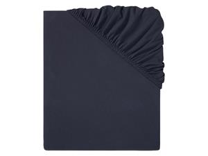 Sansibar Jersey hoeslaken 180-200 x 200 cm (Donkerblauw)