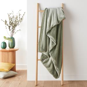LA REDOUTE INTERIEURS Plaid in fleece en sherpa, Maxine