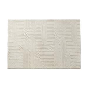 Xenos Vloerkleed wave - wit - 120x180 cm