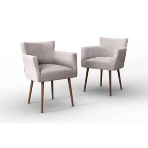 NADUVI Collection Set van 2 eetkamerstoelen Billie