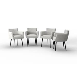 NADUVI Collection Set van 4 eetkamerstoelen Billie