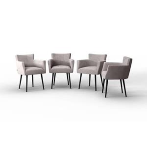 NADUVI Collection Set van 4 eetkamerstoelen Billie